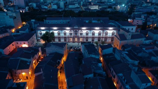 Inaugurazione del 464° Anno Accademico - Facciata Ateneo notte