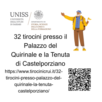Tirocini CRUI curriculari presso il Palazzo del Quirinale e la Riserva Naturale Statale “Tenuta presidenziale di Castelporziano”